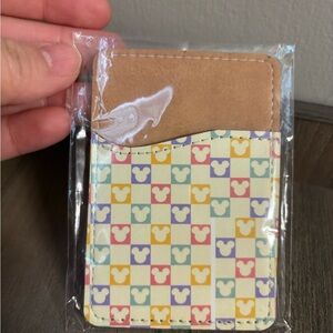 Mickey Mouse Card Holder - Multicolor, adhesive to phone